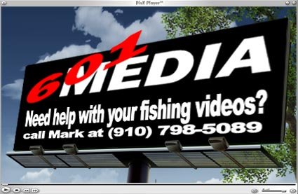 601media fishing video editing logo