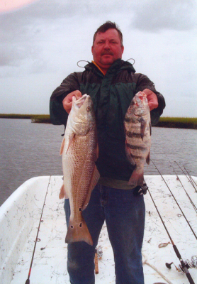 Mike Johnson from Charlotte caught these Red and Black Drum